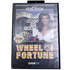 Wheel of Fortune Sega Genesis 1992 Complete in Box CIB Vintage Tested EUC